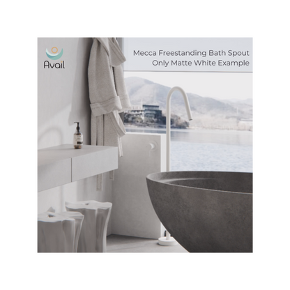 Mecca Freestanding Bath Spout Only Brushed Bronze - NR221903aBZ