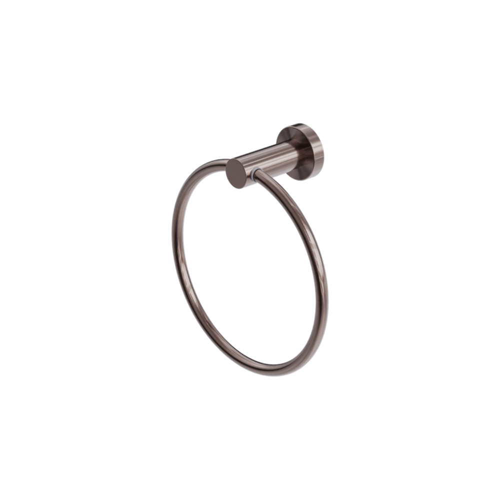 Mecca Hand Towel Ring Brushed Bronze - NR1980BZ