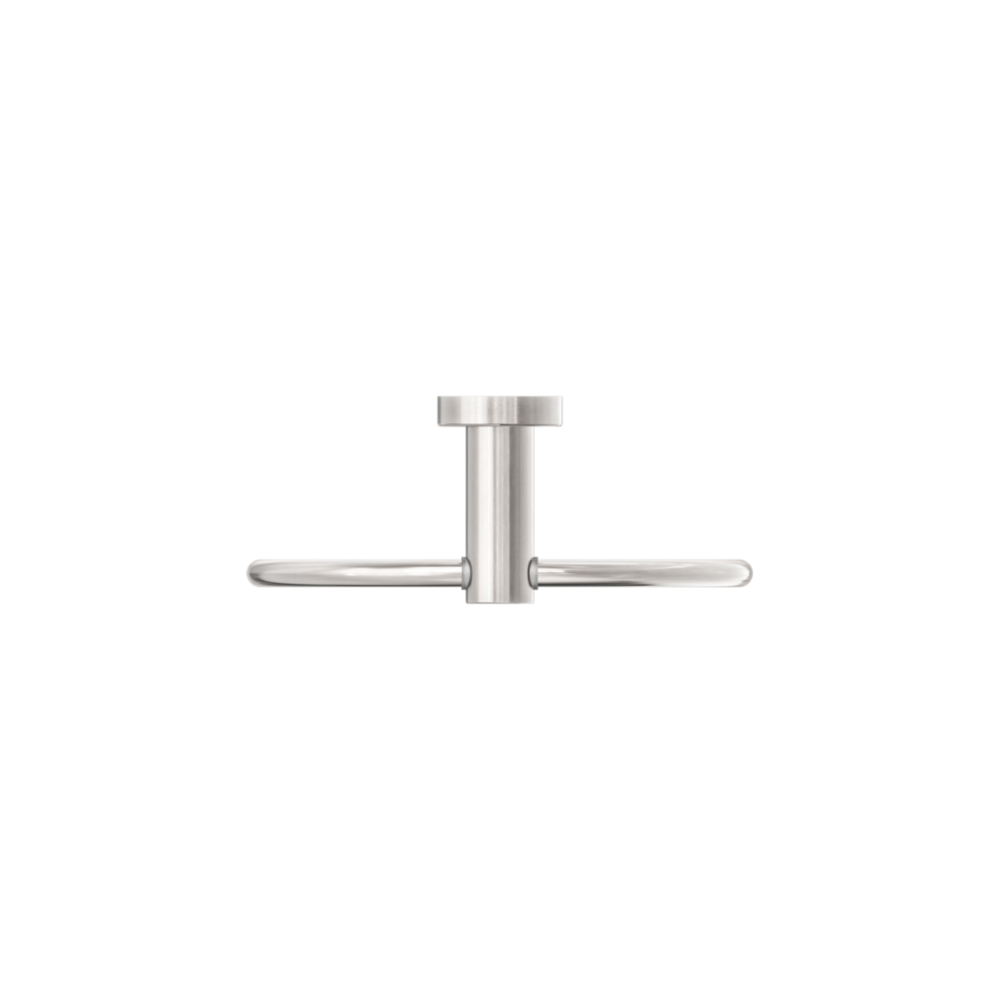 Mecca Hand Towel Ring Brushed Nickel - NR1980BN