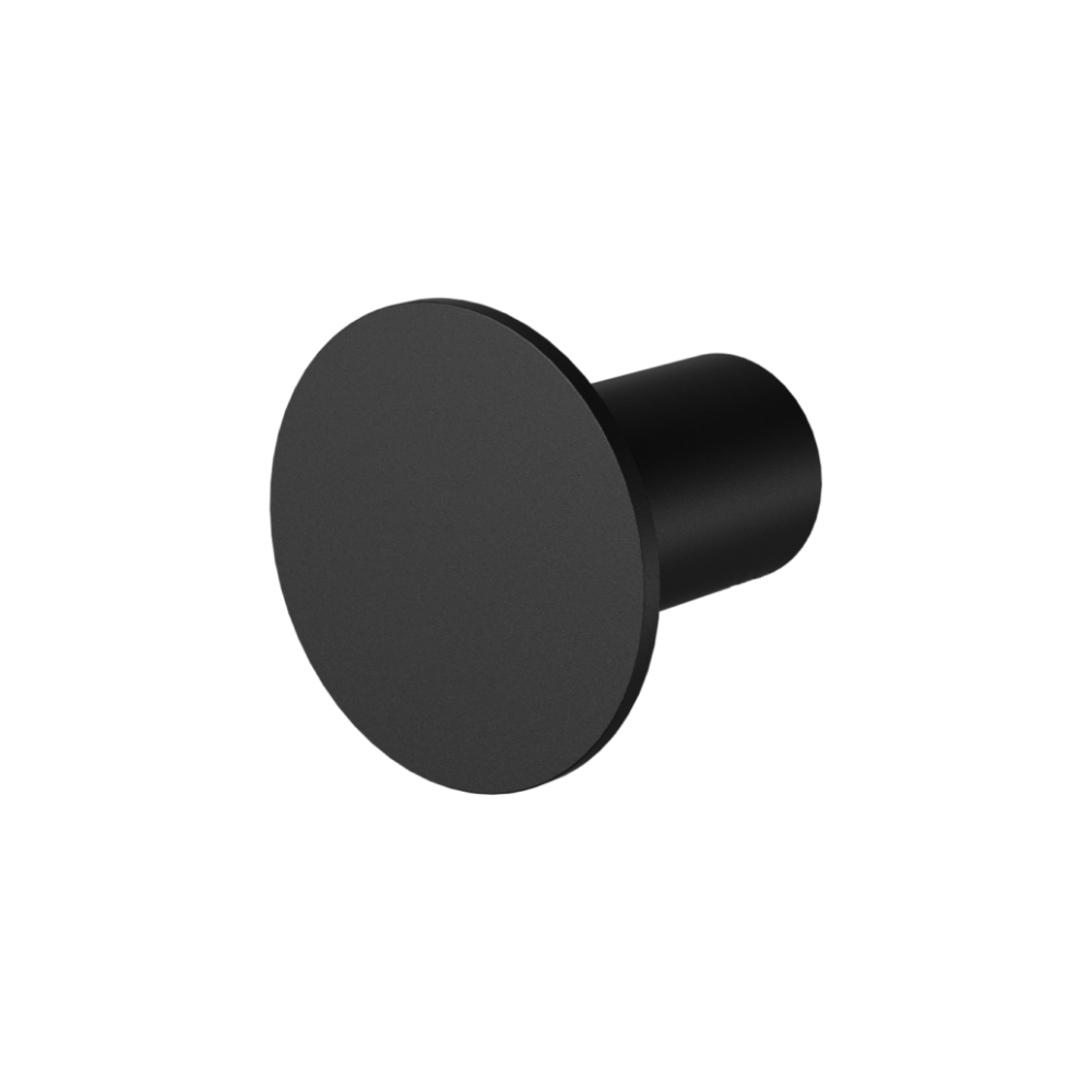 Mecca Robe Hook II Matte Black - NR1982AMB