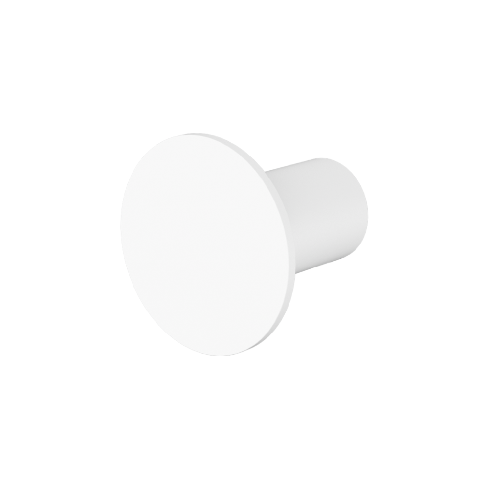 Mecca Robe Hook II Matte White - NR1982AMW