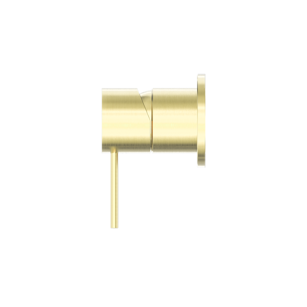 Mecca Shower Mixer 60mm Plate Brushed Gold - NR221911HBG