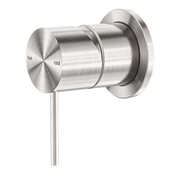 MECCA SHOWER MIXER 60MM PLATE BRUSHED NICKEL