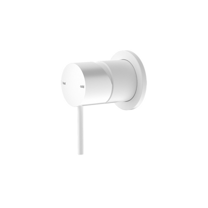 Mecca Shower Mixer 60mm Plate Matte White - NR221911HMW