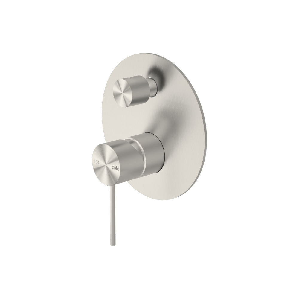 Mecca Shower Mixer With Divertor Brushed Nickel - NR221911ABN