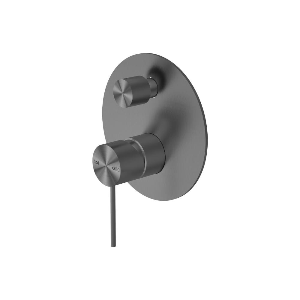 Mecca Shower Mixer With Divertor Gun Metal - NR221911AGM