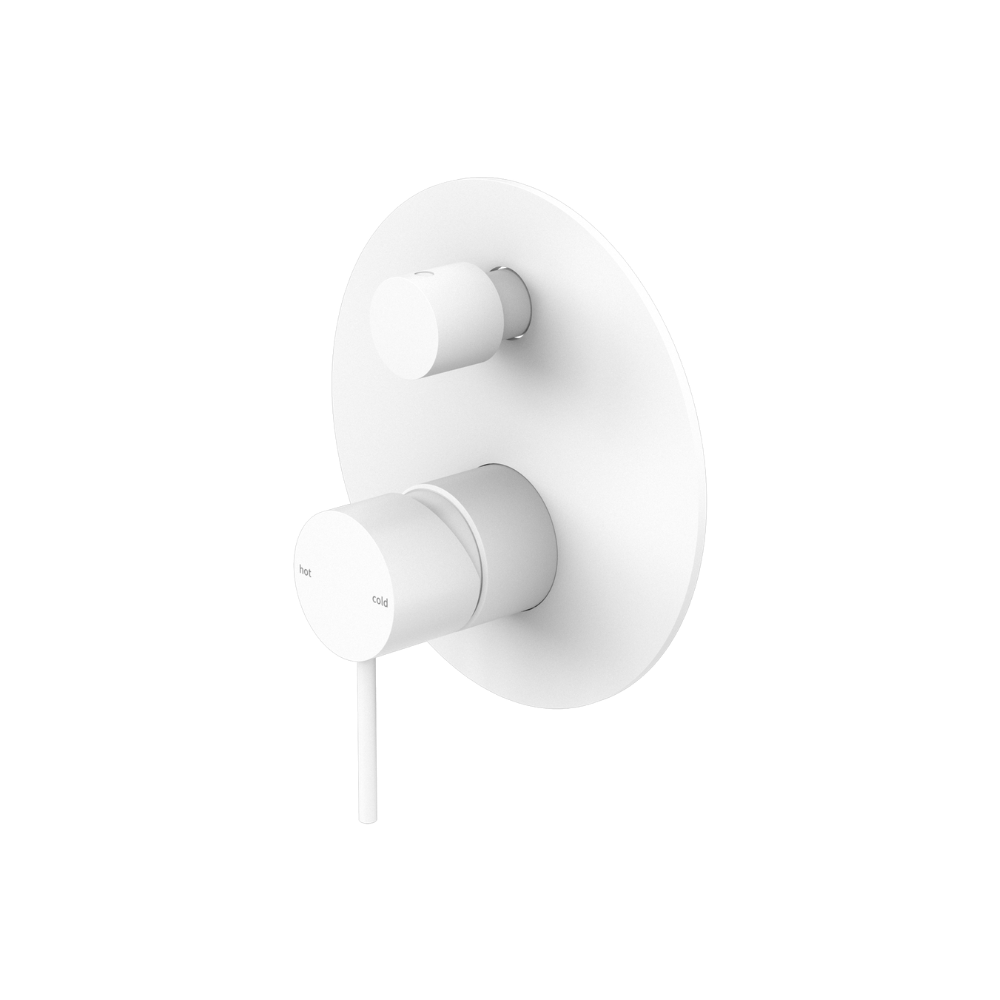 Mecca Shower Mixer With Divertor Matte White - NR221911AMW