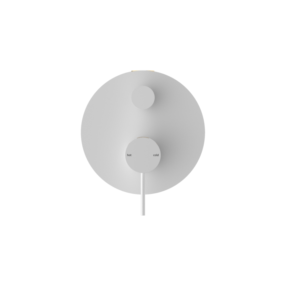 Mecca Shower Mixer With Divertor Matte White - NR221911AMW