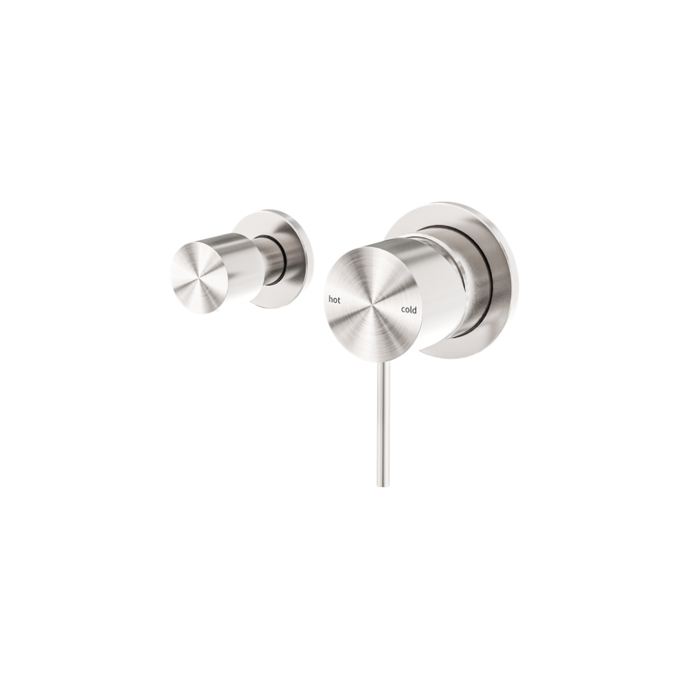 Mecca Shower Mixer With Horizontal 2 Way Divertor Brushed Nickel - NR221911UBN