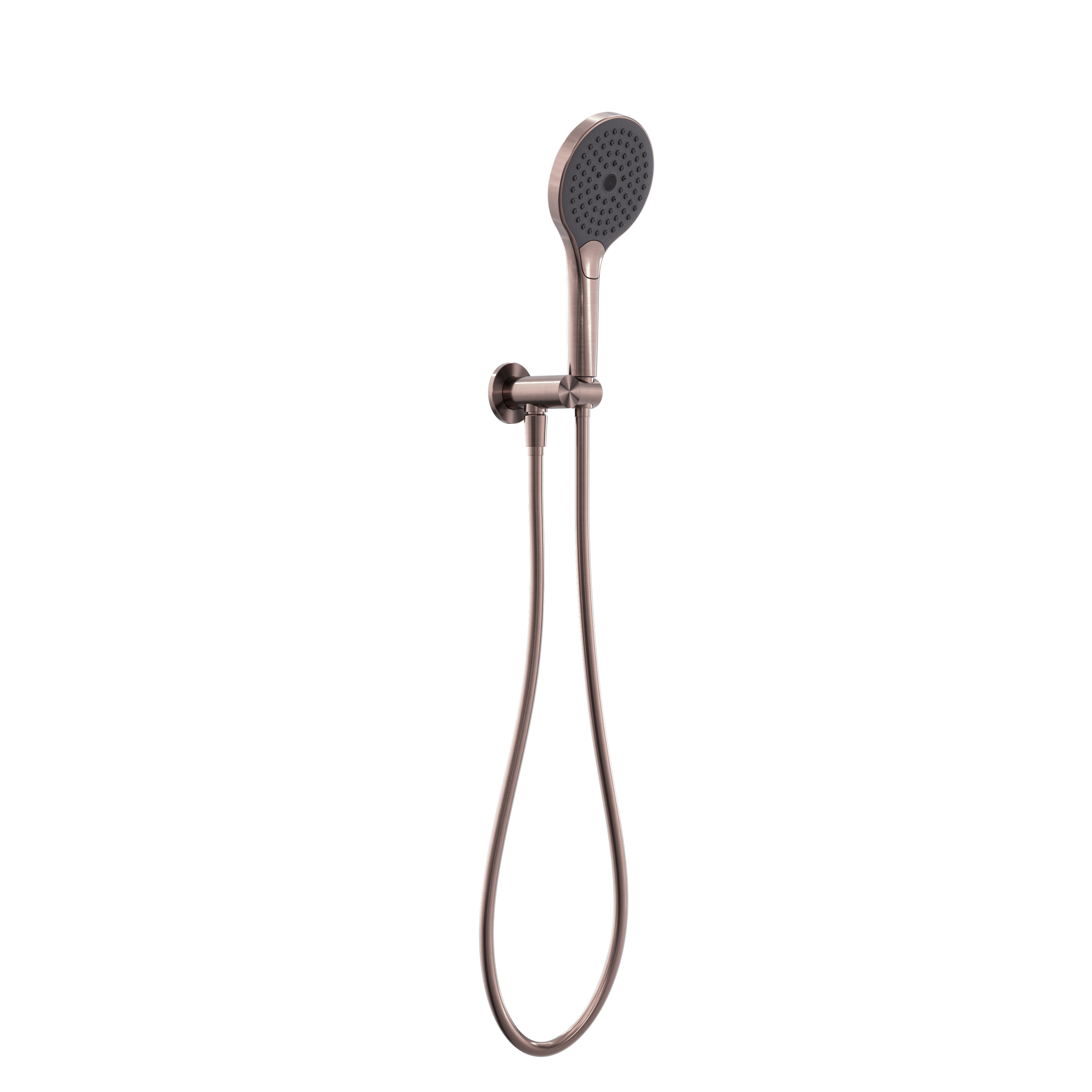 MECCA SHOWER ON BRACKET WITH AIR SHOWER II BRUSHED BRONZE