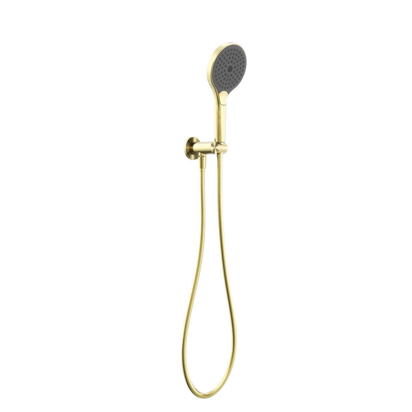 Mecca Shower On Bracket With Air Shower II Brushed Gold - NR221905FBG