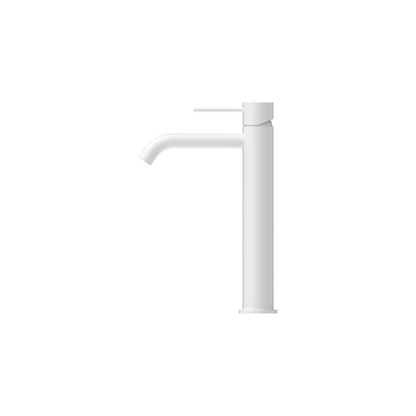 Mecca Tall Basin Mixer Matte White - NR221901aMW