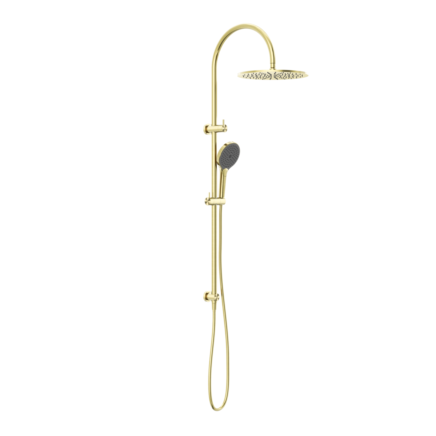 MECCA TWIN SHOWER WITH AIR SHOWER II BRUSHED GOLD
