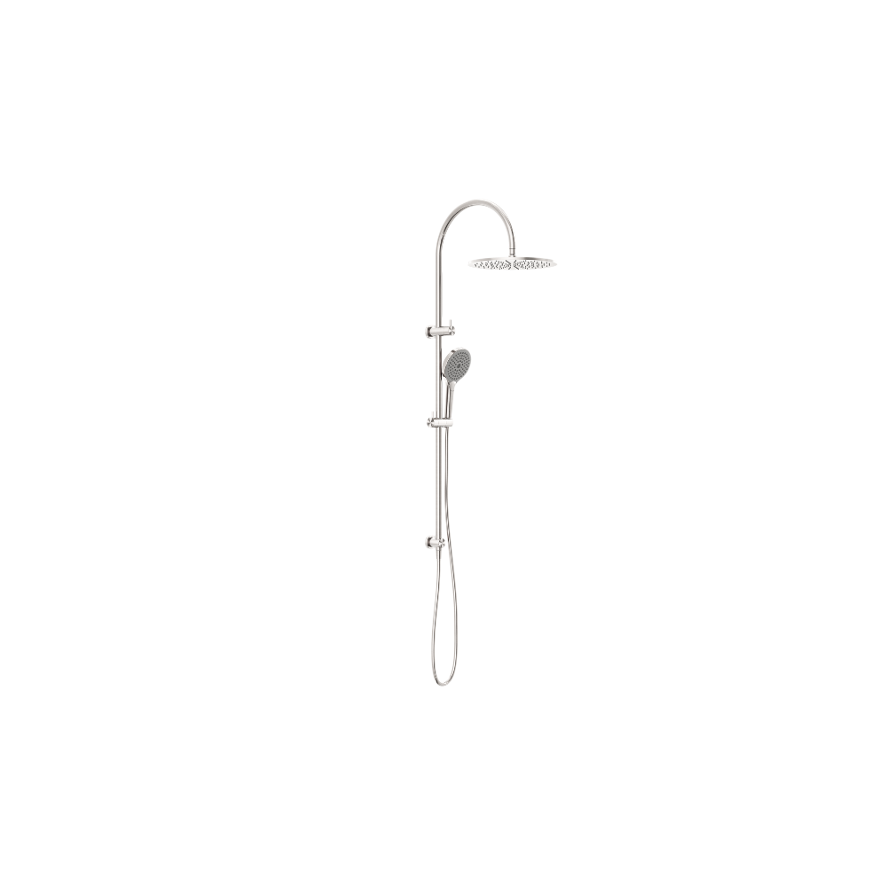 MECCA TWIN SHOWER WITH AIR SHOWER II BRUSHED NICKEL