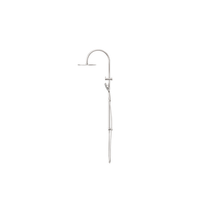 MECCA TWIN SHOWER WITH AIR SHOWER II BRUSHED NICKEL