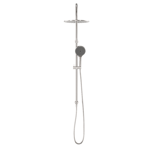 MECCA TWIN SHOWER WITH AIR SHOWER II BRUSHED NICKEL