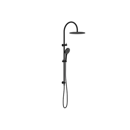 Mecca Twin Shower With Air Shower II Matte Black - NR221905HMB