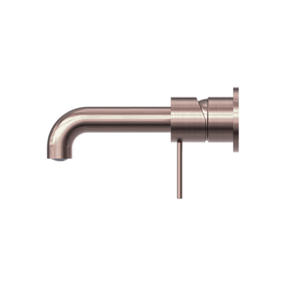 MECCA WALL BASIN/BATH MIXER SEPARATE BACK PLATE 120MM BRUSHED BRONZE