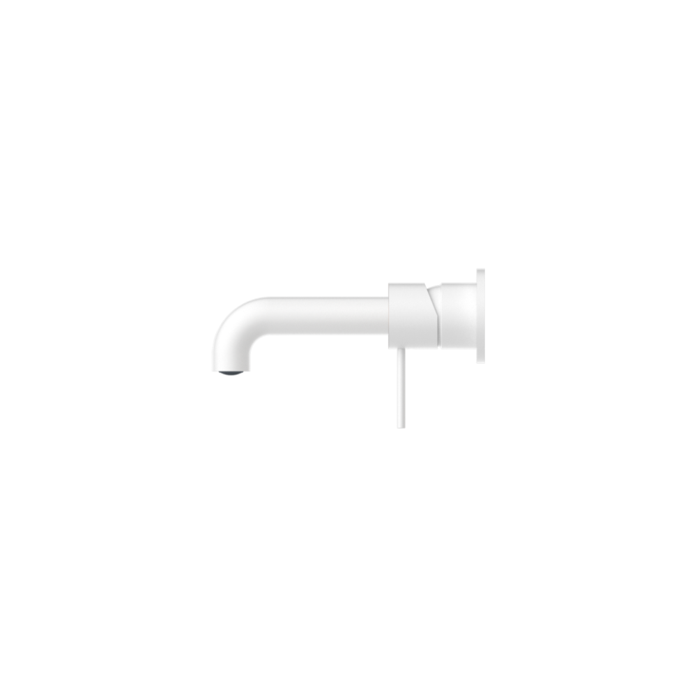 Mecca Wall Basin/Bath Mixer Separate Back Plate 160mm Matte White - NR221910C160MW