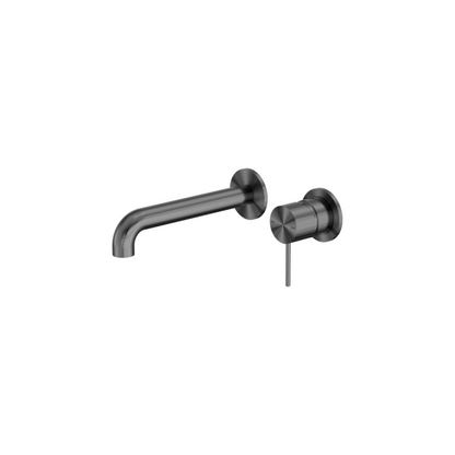 MECCA WALL BASIN/BATH MIXER SEPARATE BACK PLATE 260MM GUN METAL