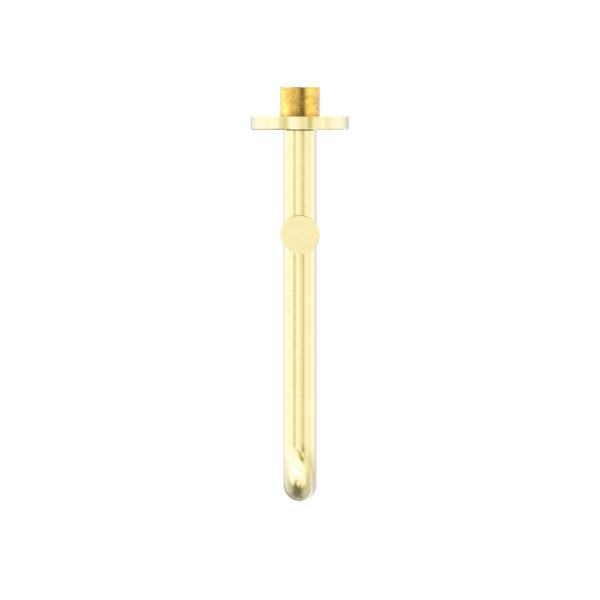 Mecca Wall Mounted Swivel Basin/Bath Spout Only 225mm Brushed Gold - NR221903gBG