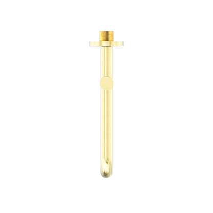 Mecca Wall Mounted Swivel Basin/Bath Spout Only 225mm Brushed Gold - NR221903gBG