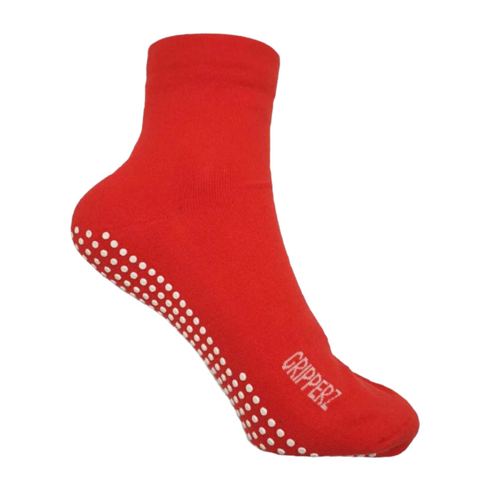 Maxi Hospital Socks Red