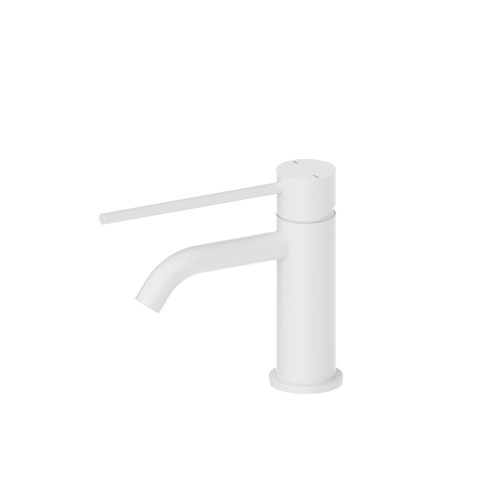 Mecca Care Basin Mixer Extended Lever Matte White - NR221901dMW