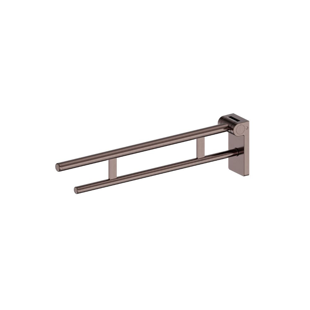 Mecca Care Foldable Toilet Support Arm Brushed Bronze (Due in stock late December) - NRCR0007BZ