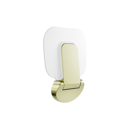 Mecca Care Shower Seat 400x330MM BRUSHED GOLD