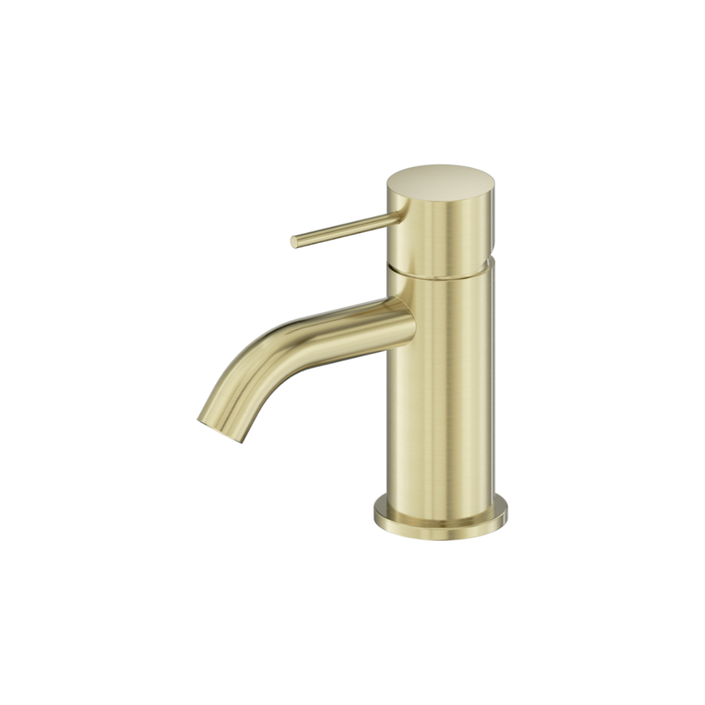 Mecca Mini Basin Mixer Brushed Gold - NR221901FBG