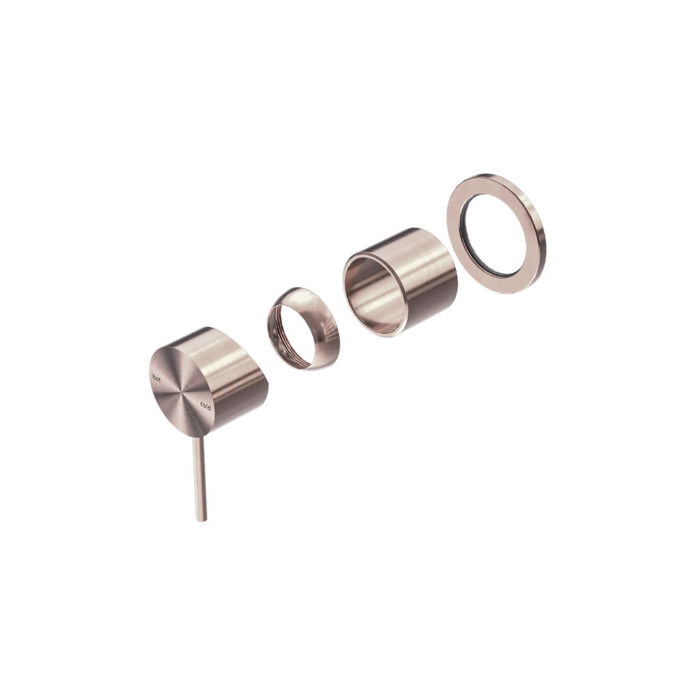 Mecca Shower Mixer 60mm Plate Trim Kit Only Brushed Bronze - NR221911HTBZ