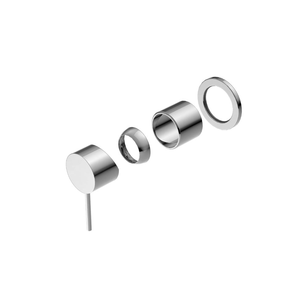 Mecca Shower Mixer 60mm Plate Trim Kit Only Chrome - NR221911HTCH