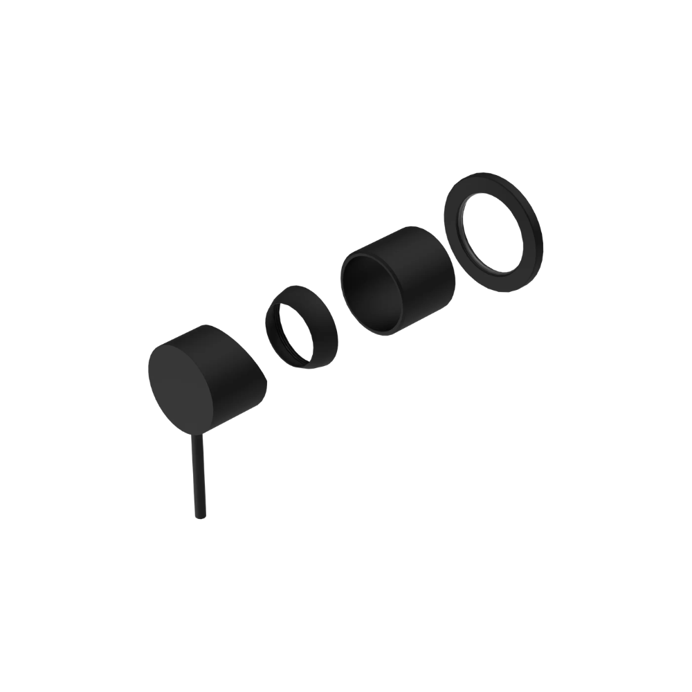 Mecca Shower Mixer 60mm Plate Trim Kit Only Matte Black - NR221911HTMB