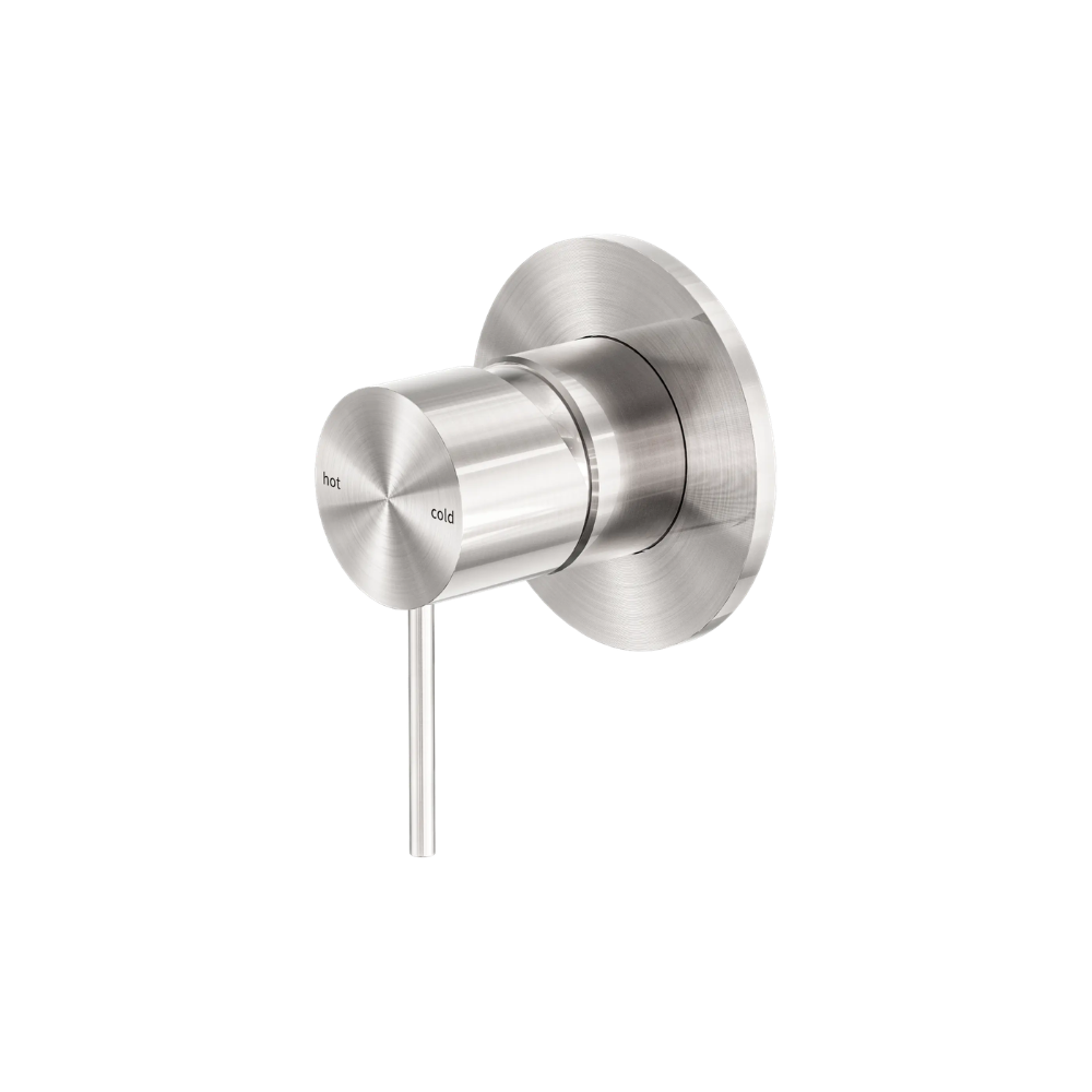 Mecca Shower Mixer 80mm Plate Brushed Nickel - NR221911BN