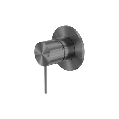 Mecca Shower Mixer 80mm Plate Gun Metal - NR221911GM