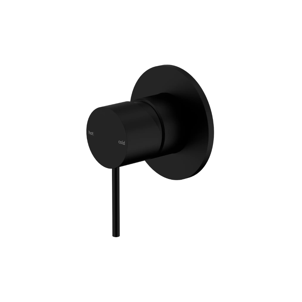 Mecca Shower Mixer 80mm Plate Matte Black - NR221911MB
