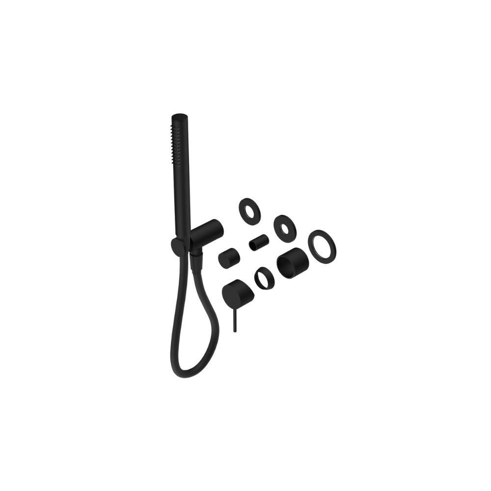 Mecca Shower Mixer Divertor System Separate Back Plate Trim Kits Only Matte Black - NR221912FTMB