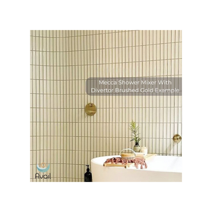 Mecca Shower Mixer With Divertor Brushed Bronze - NR221911ABZ