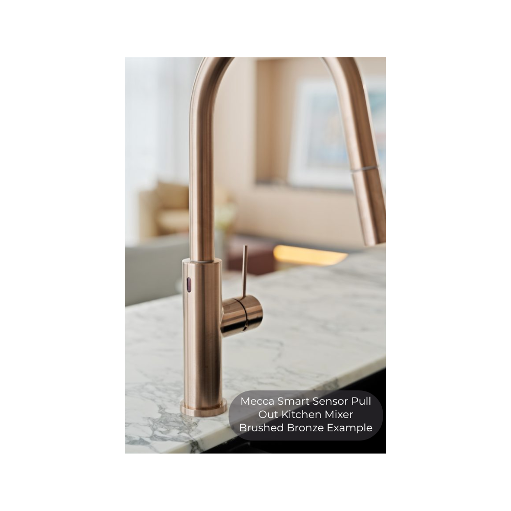 Mecca Smart Sensor Pull Out Kitchen Mixer Brushed Bronze - NR221908ABZ