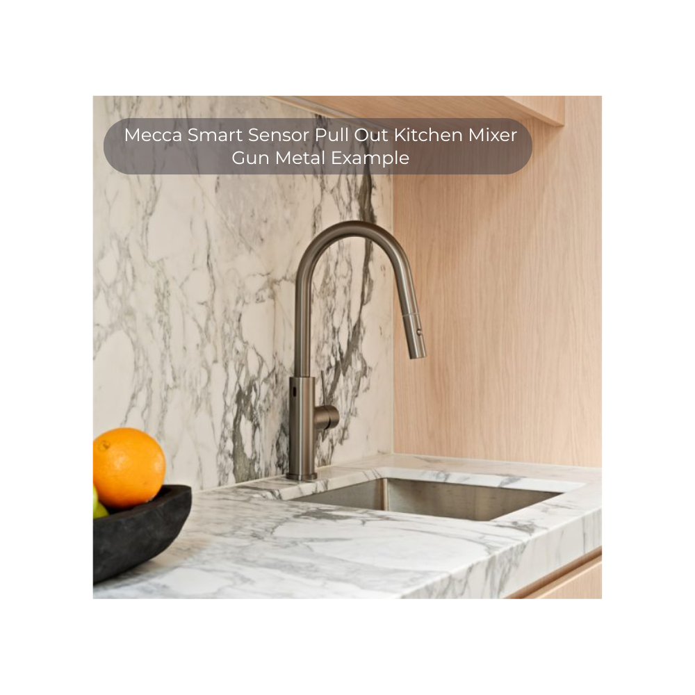 Mecca Smart Sensor Pull Out Kitchen Mixer Brushed Bronze - NR221908ABZ