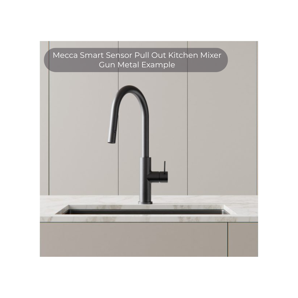 Mecca Smart Sensor Pull Out Kitchen Mixer Brushed Bronze - NR221908ABZ