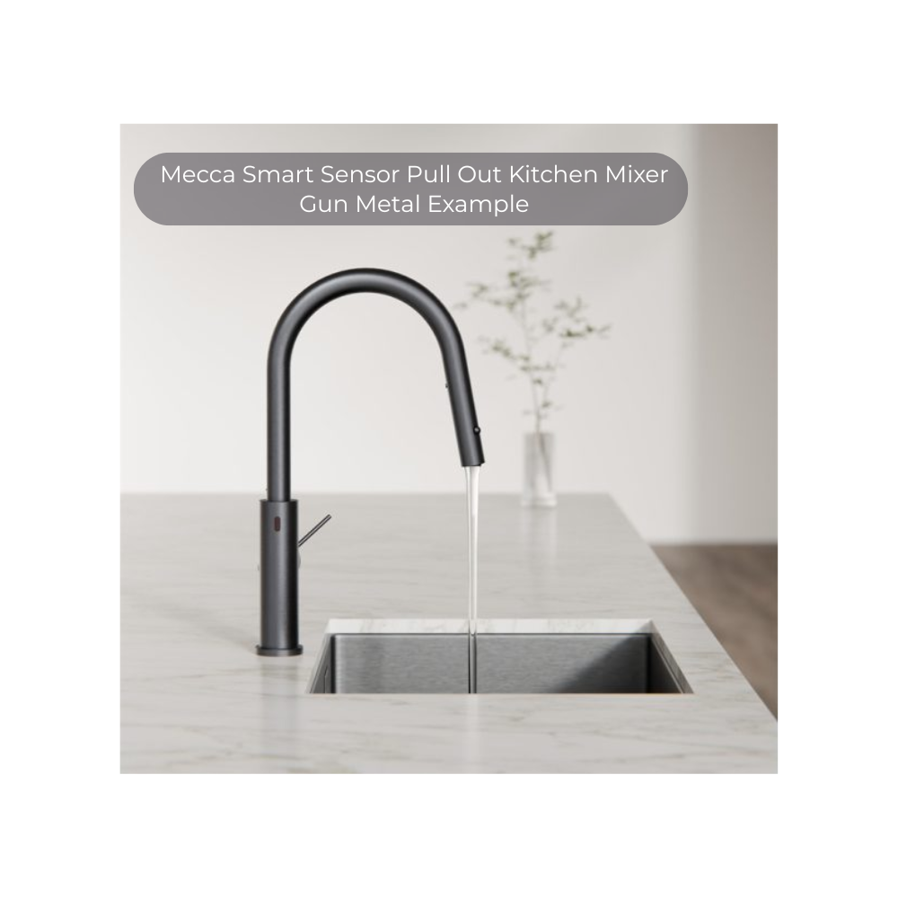 Mecca Smart Sensor Pull Out Kitchen Mixer Brushed Bronze - NR221908ABZ