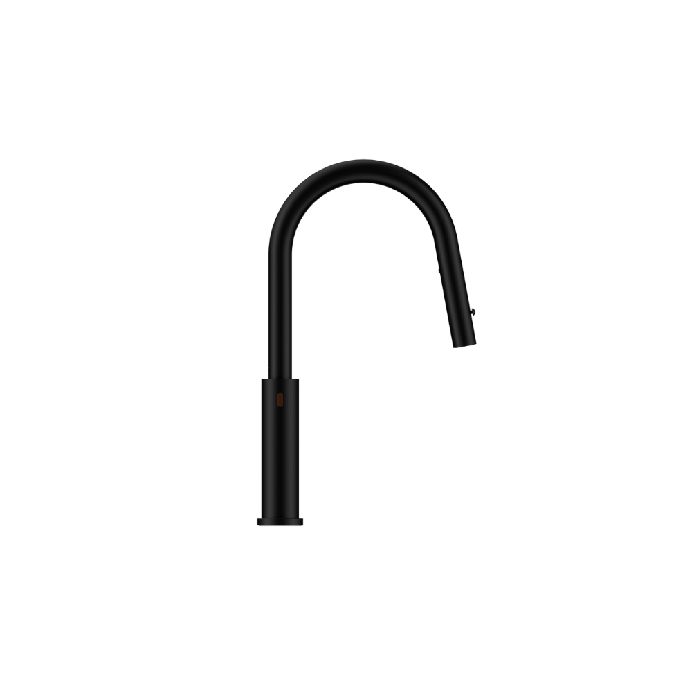 Mecca Smart Sensor Pull Out Kitchen Mixer Matte Black - NR221908AMB
