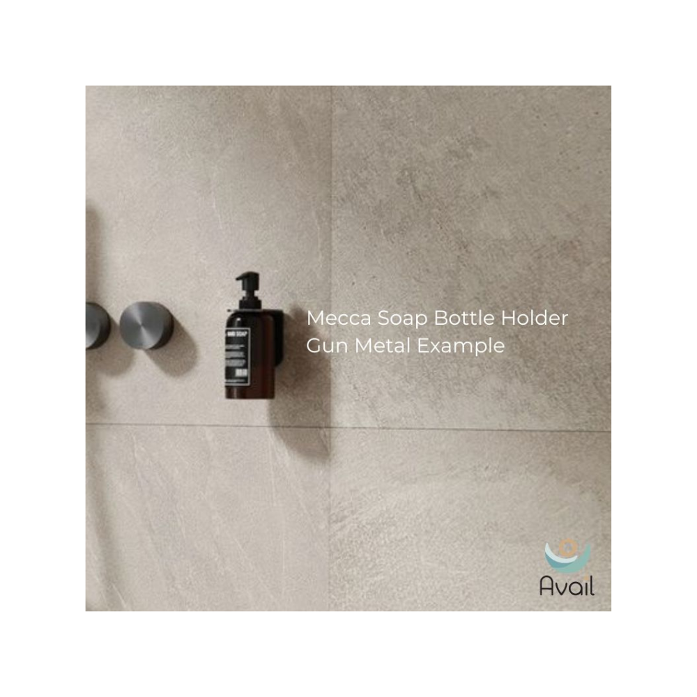 Mecca Soap Bottle Holder Brushed Nickel - NR1985BN