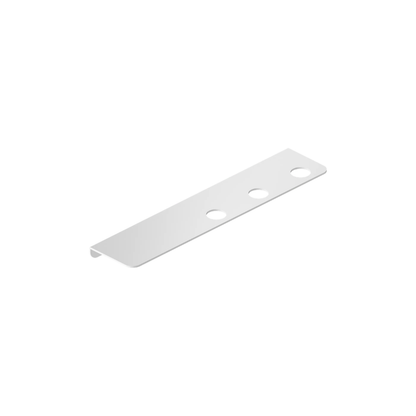 Mecca Triple Soap Bottle Holder With Shelf Matte White - NR1985CMW
