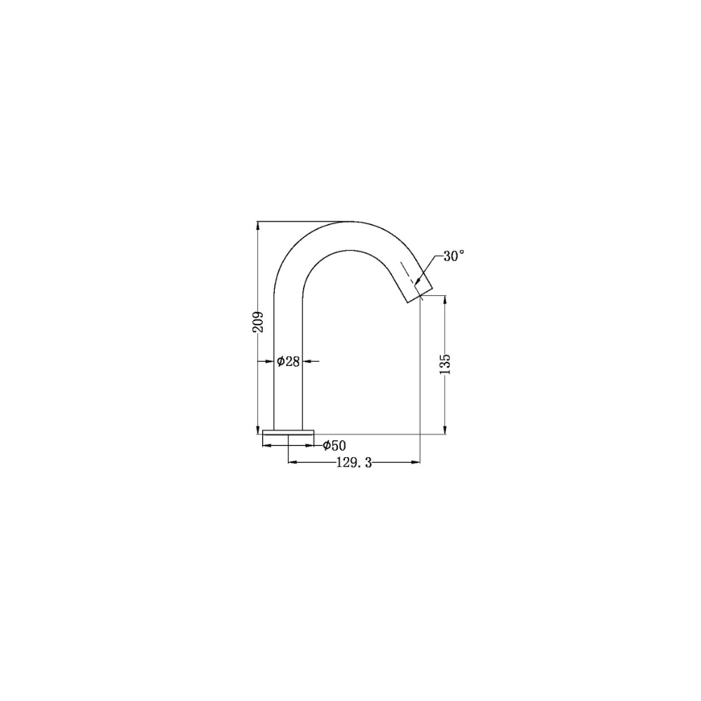 Mecca Vanity Mount DDA Sensor Tap Chrome - NR402CH