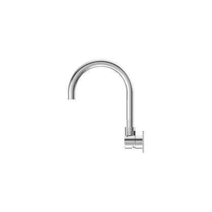 Mecca Wall Basin/Bath Mixer Swivel Spout Handle Up Chrome - NR221910PCH