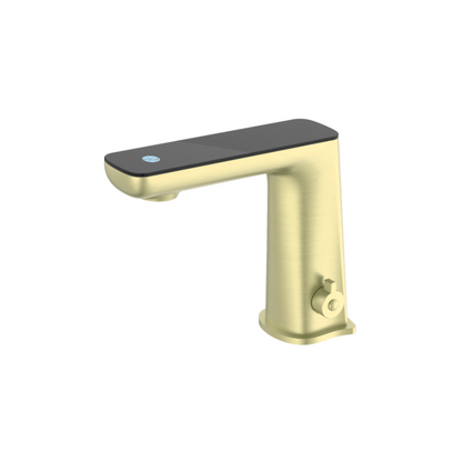 Nero Claudia DDA Sensor Mixer with Black Top Display Brushed Gold - NR222101BG