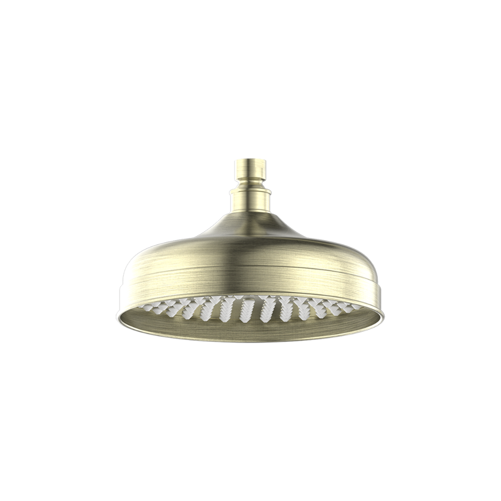 Nero York 200mm Shower Head Aged Brass - NR508094AB